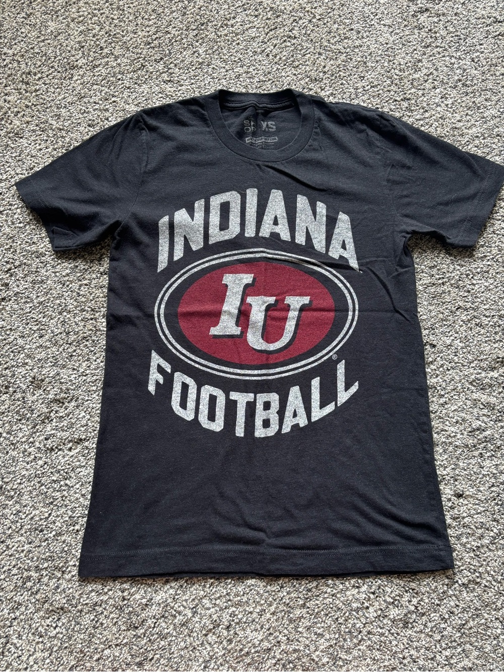 The Shop Indiana University Football T Shirt Sz XS